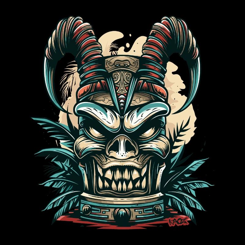 Tiki du diable d’Hawaï