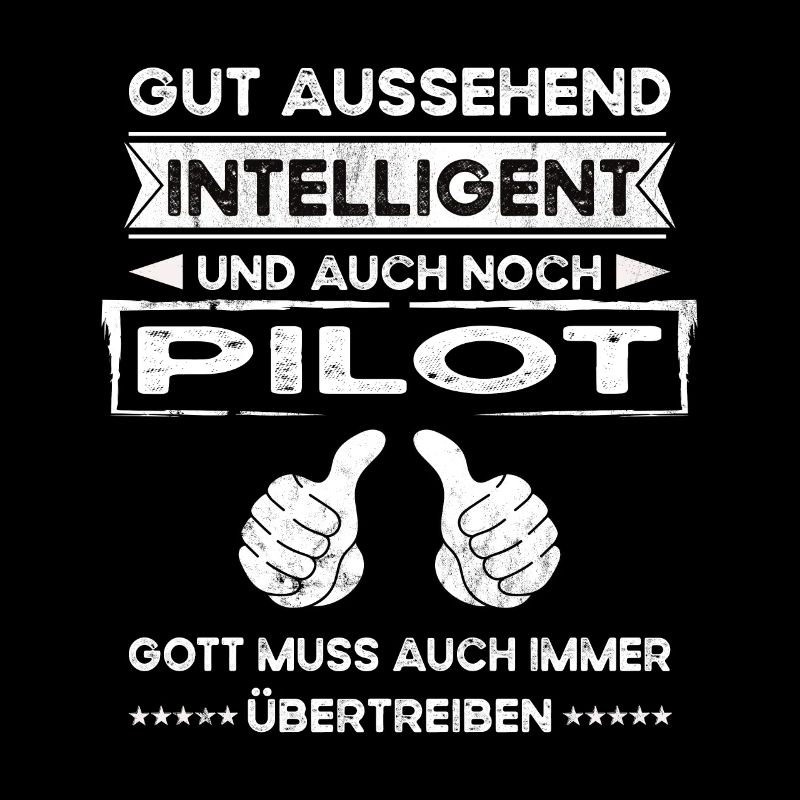 Pilot Handsome Intelligent