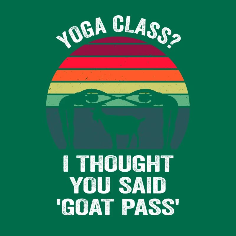 Yogastunde oder Ziegenpass