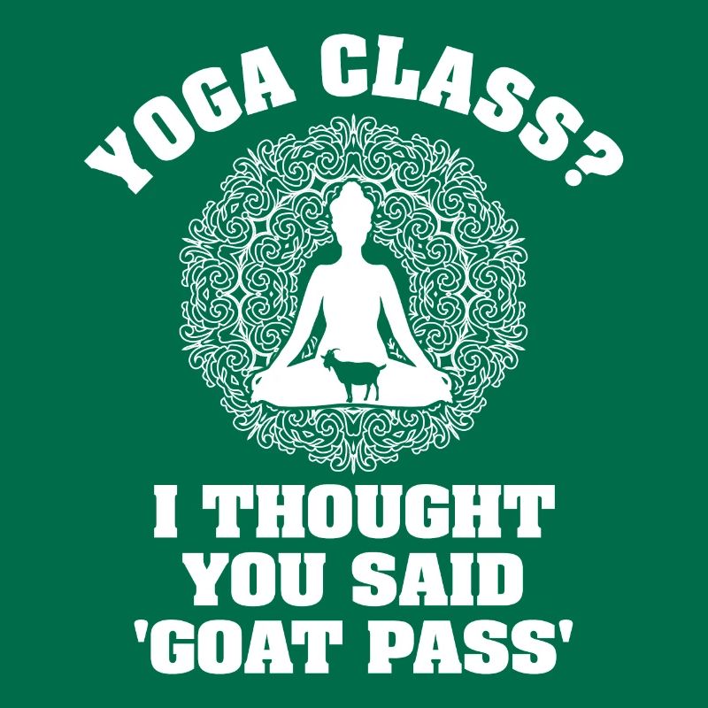 Yogastunde oder Ziegenpass