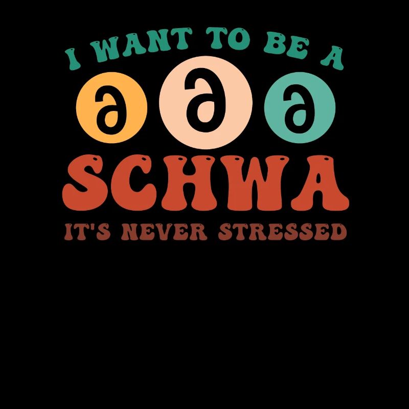 Ich will ein Schwa sein, es ist nie gestresst