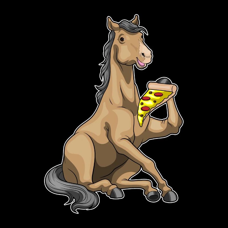Pferd Pizza