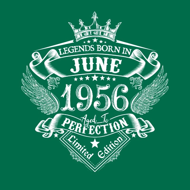 Juni 1956 Geburtstag Juni 1956 Juni Geschenk