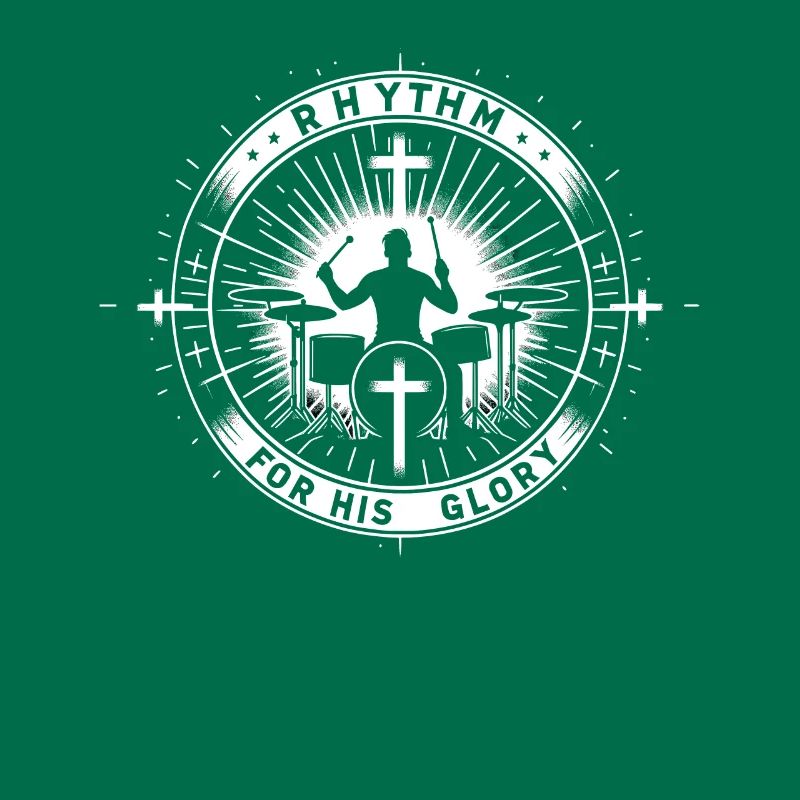 Drum Player Jesus Drum set Pick Jesus Drums Player