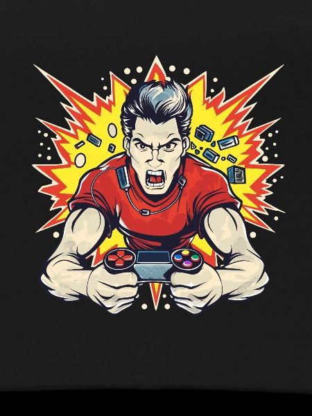 Gamer Cartoon Style