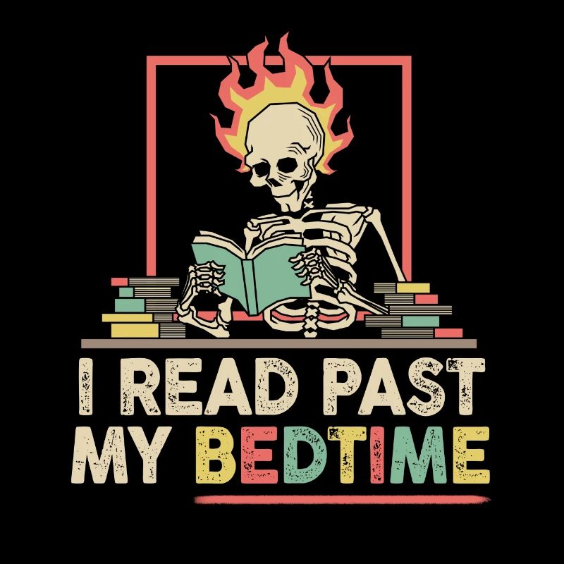 Je lis skeleton après le coucher