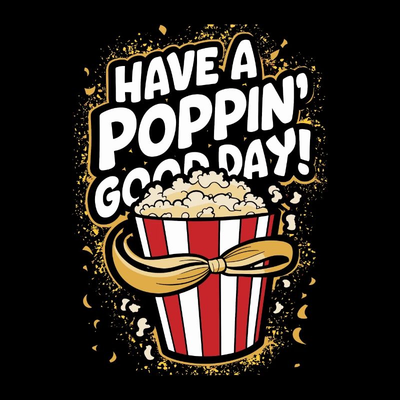 Lustiger Popcorn-spruch, Binge-watching-popcorn