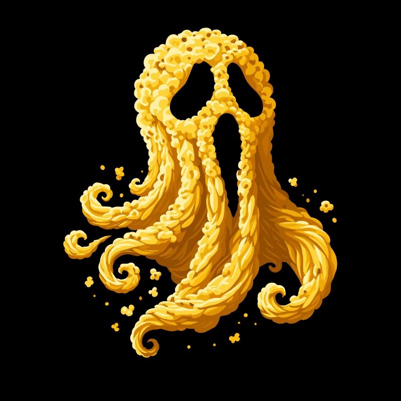 Dicton de pop-corn amusant, pop-corn en rafale