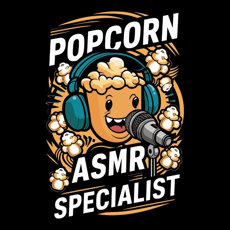 Funny popcorn saying, binge-watching popcorn