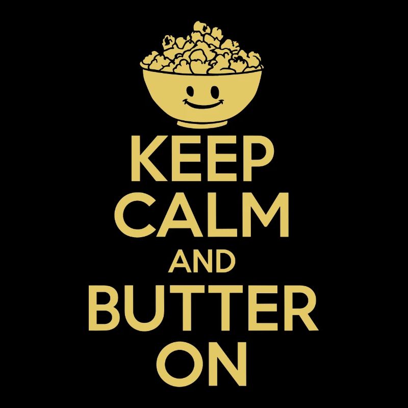 Funny popcorn saying, binge-watching popcorn