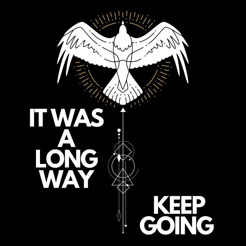 Keep going Nordisches Motivations Design