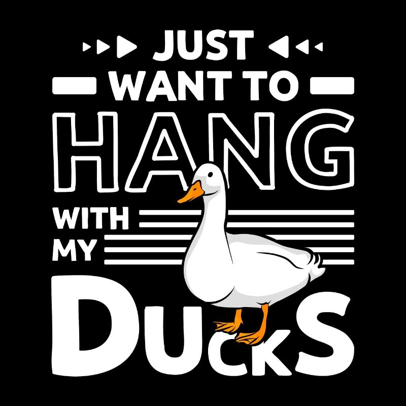 Je veux juste passer du temps avec mes canards pékinois de compagnie