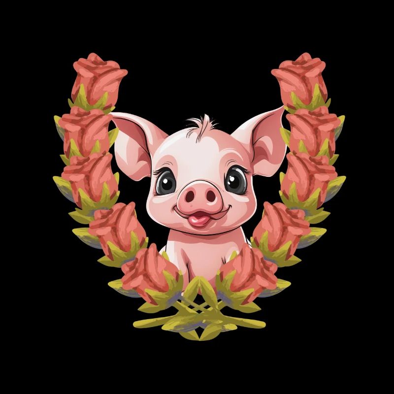Schwein Glücksbringer Geburtstagsgeschenk
