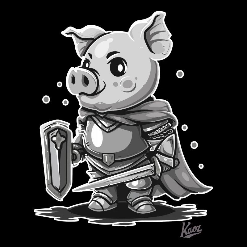 Gloire d’un chevalier cochon