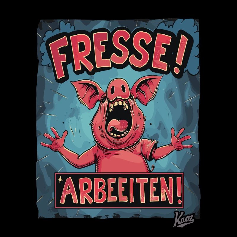 The sow the crazy pig - keep your mouth shut, work