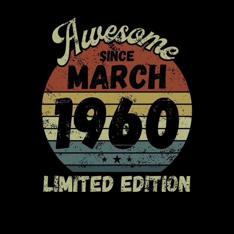 Awesome since March 1960 - Geburtstag