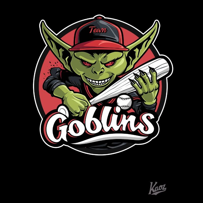 Baseball Player Goblins: Throwing and Laughing