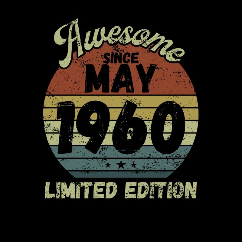 Awesome since May 1960 - Geburtstag