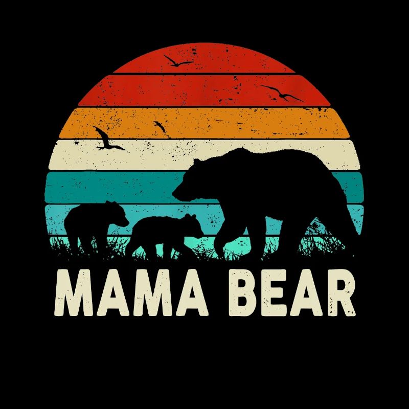 Mutter Baby Sohn Tochter Mama Bär Muttertag