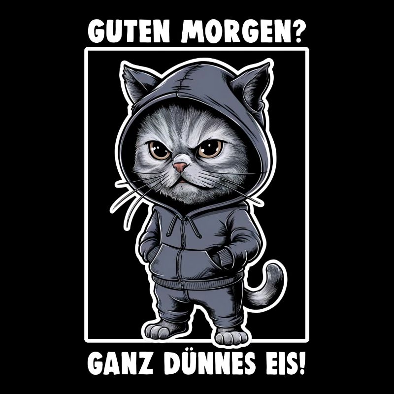 Genervte Katze Lustiges Katzen-Design Spruch