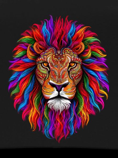 Psychedelic Lion
