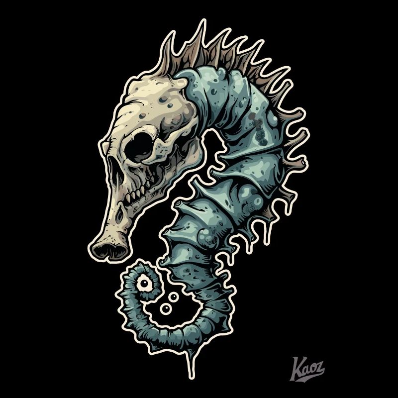 Drôle, bizarre, étrange : Hippocampe zombie