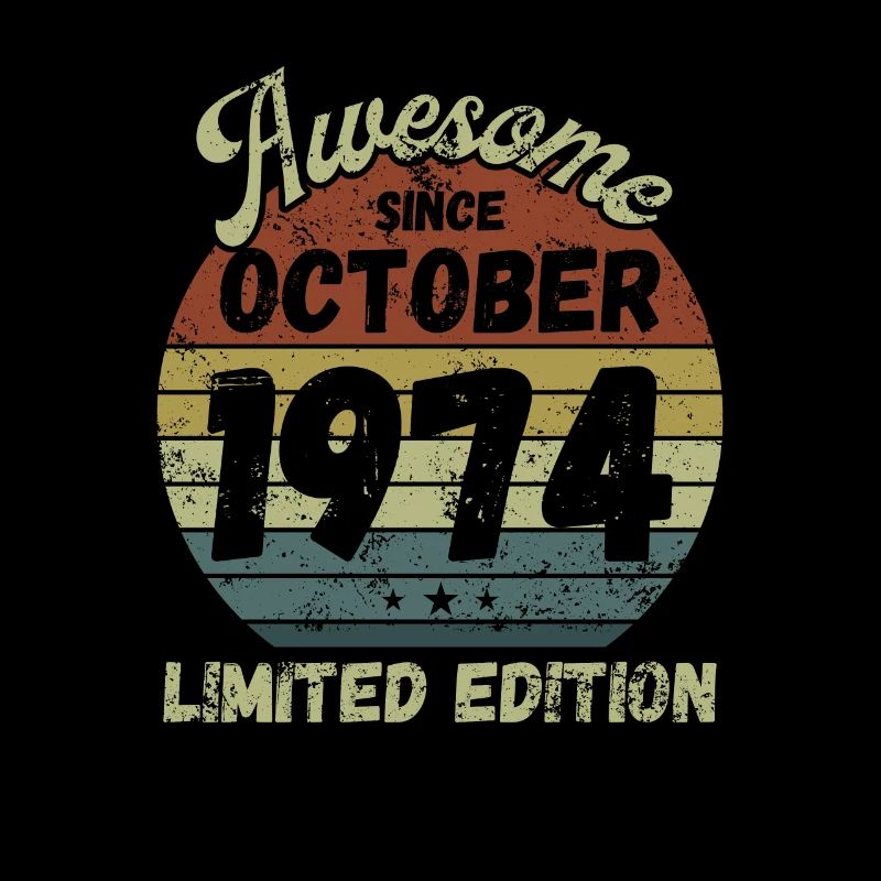 Awesome since October 1974 - Birthday