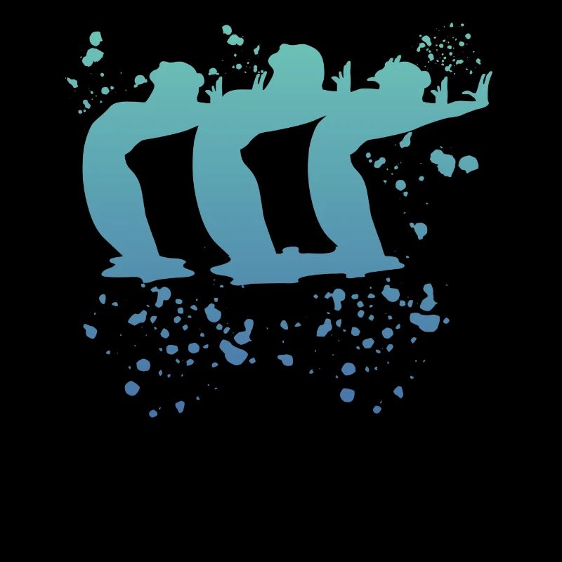 Artistic Swim Team Synchronized Swimming