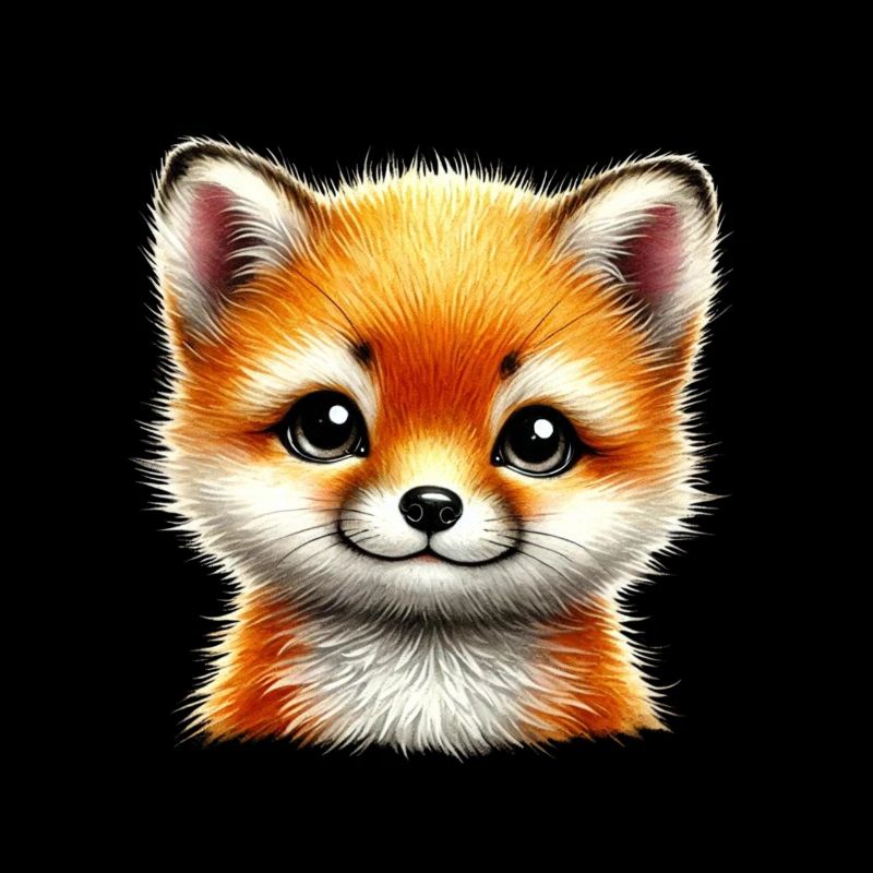 Fuchs Niedliches Fuchsjunges-Design