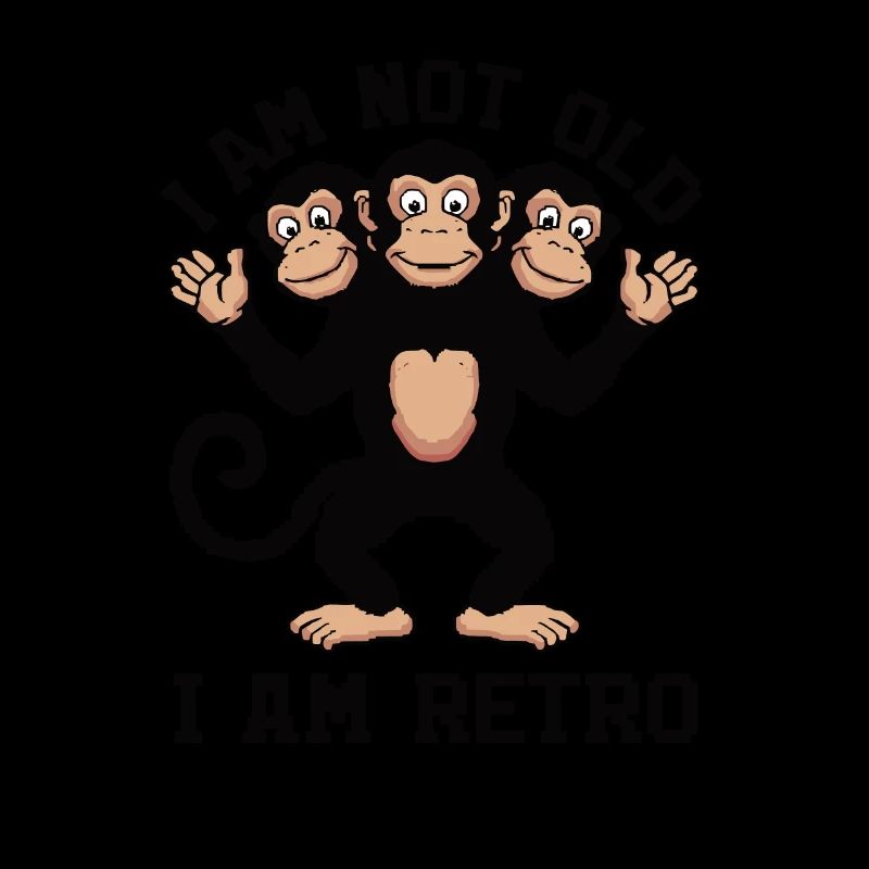 i am not old three-headed monkey