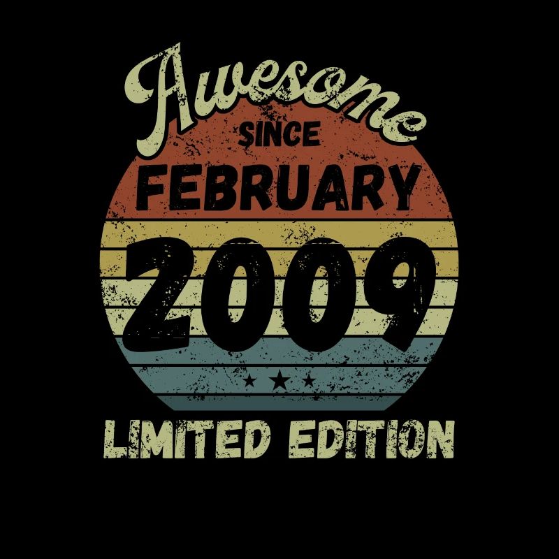 Awesome since February 2009 - Geburtstag