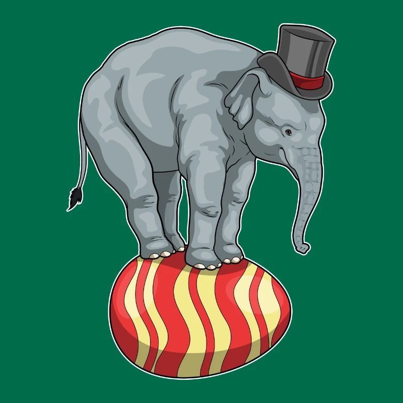Elephant Easter Easter Egg Circus