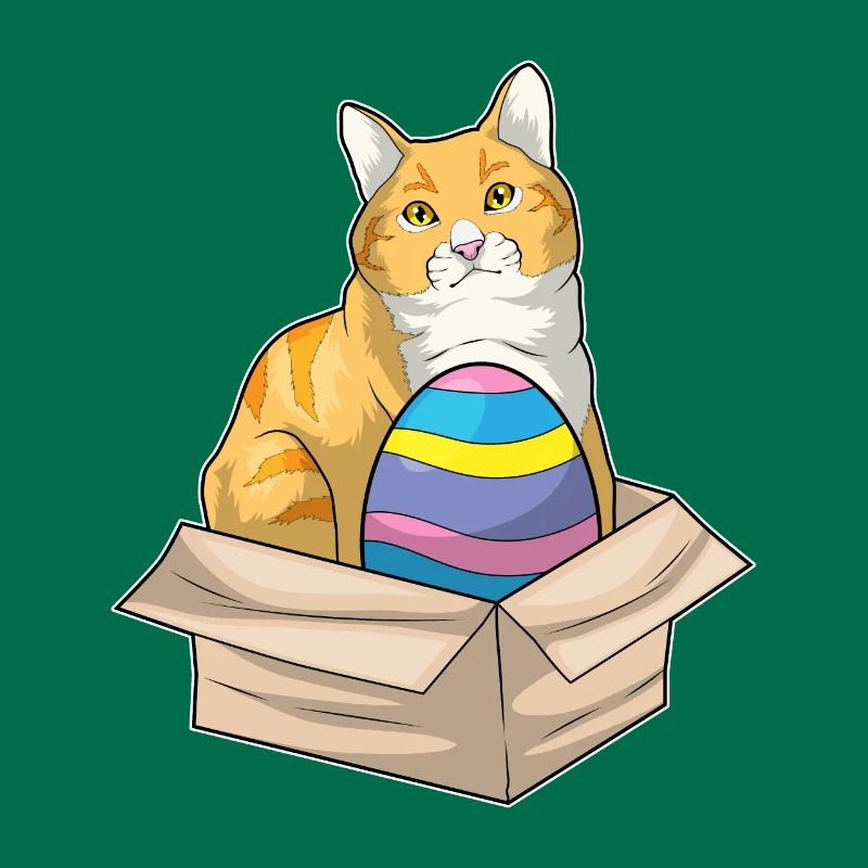 Cat Easter Easter Egg