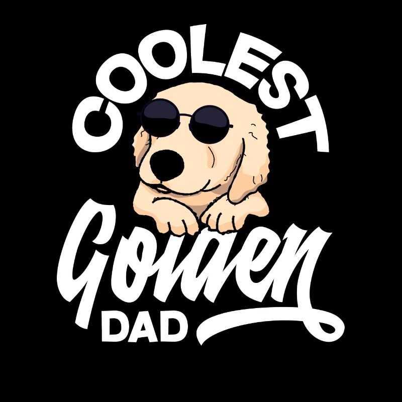 Cool Golden Retriever Dad