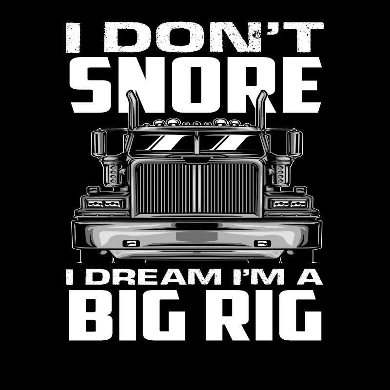 Truck driver snoring