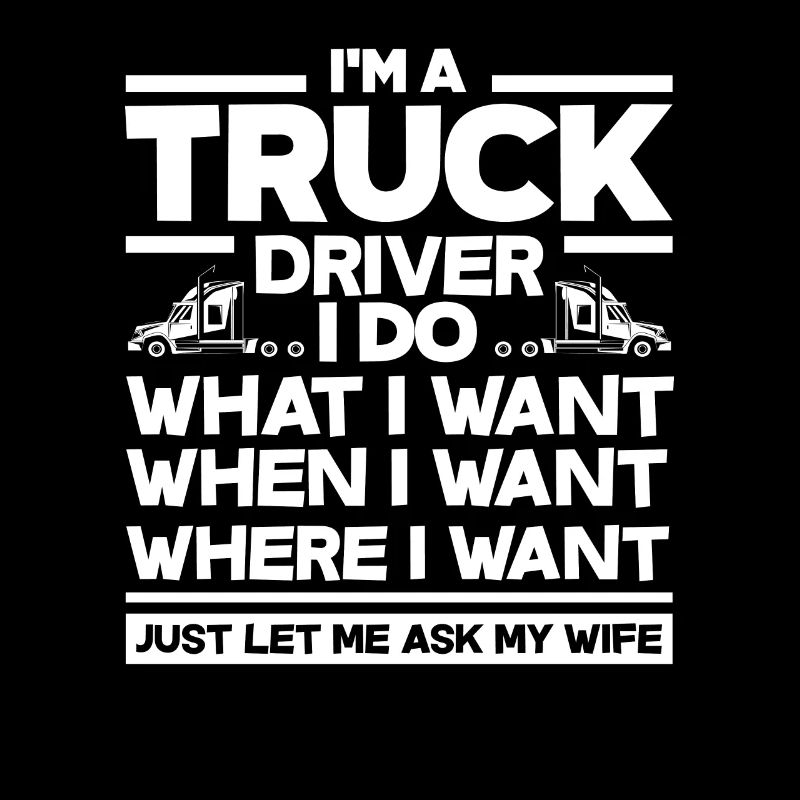 Lkw-Fahrer Ehefrau Fragen Spruch Geschenkidee