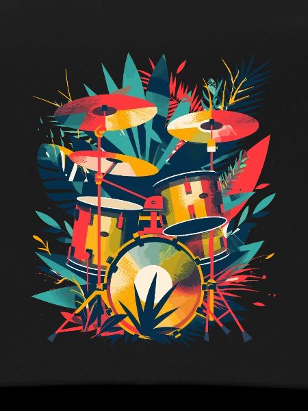 Drum Set Illustration