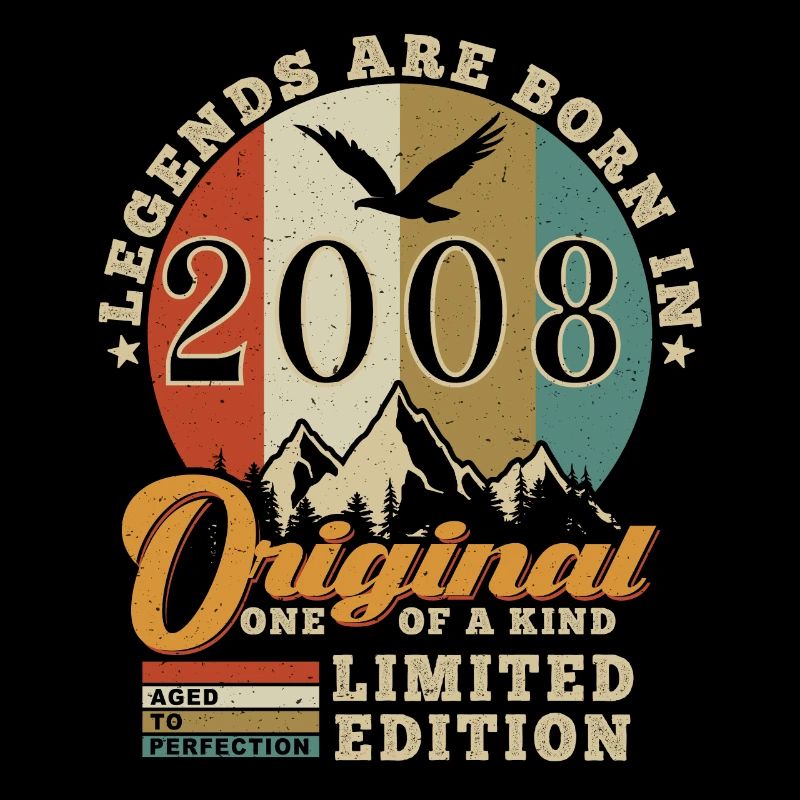 Original 2008 authentisches 2008 Geburtstagsgeschenk