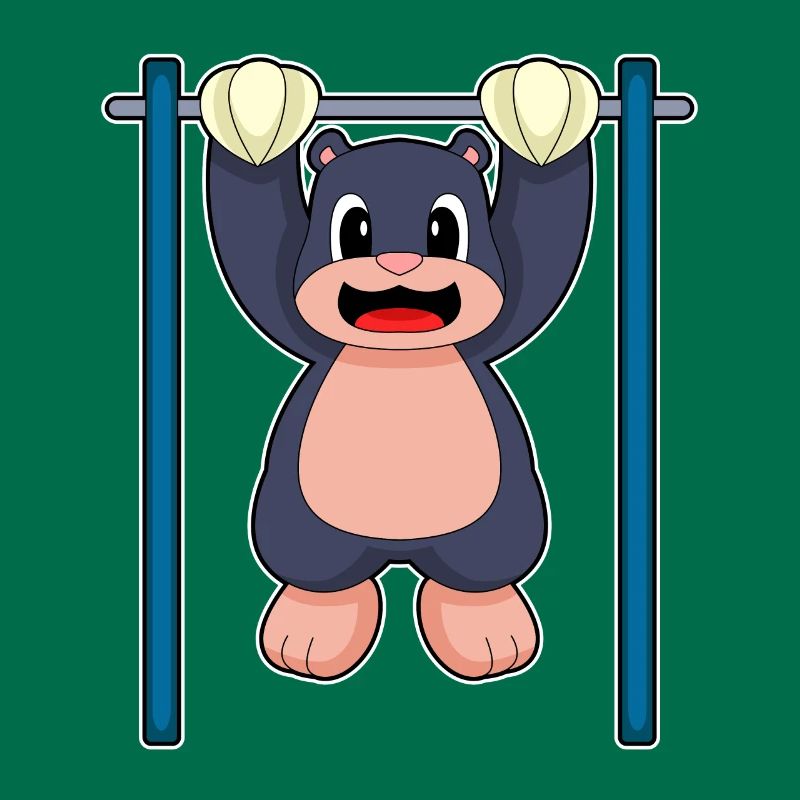 Mole Bodybuilder Pull-ups Bodybuilding