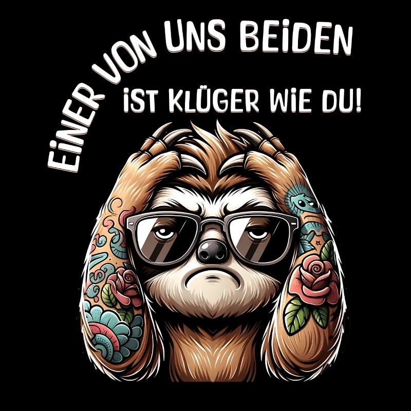 Lustiger Einer von uns beiden ist klüger als du