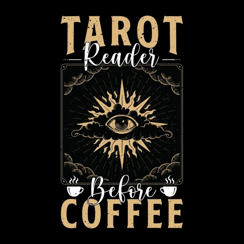 Tarot Reader Before Fortune Telling Coffee Lover