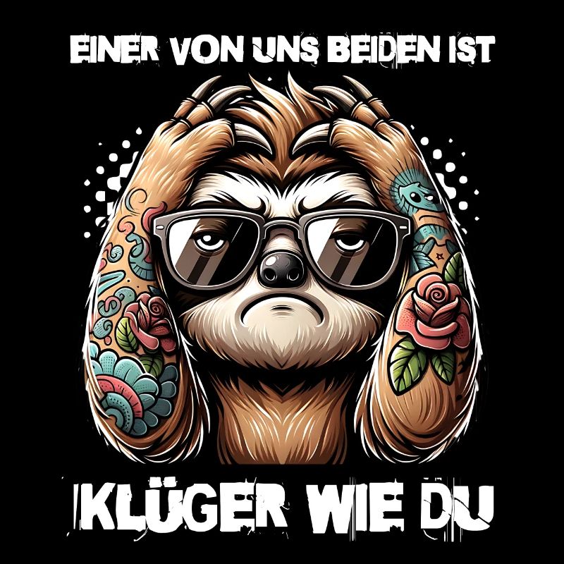 Lustiger Einer von uns beiden ist klüger als du