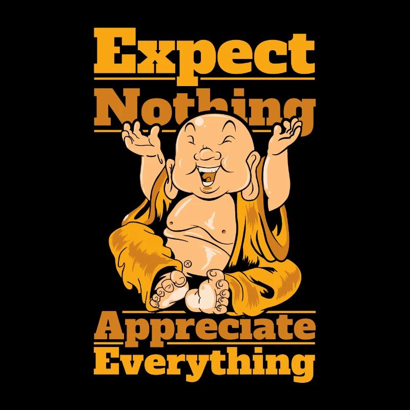 Expect Nothing Appreciate Everything Symbol