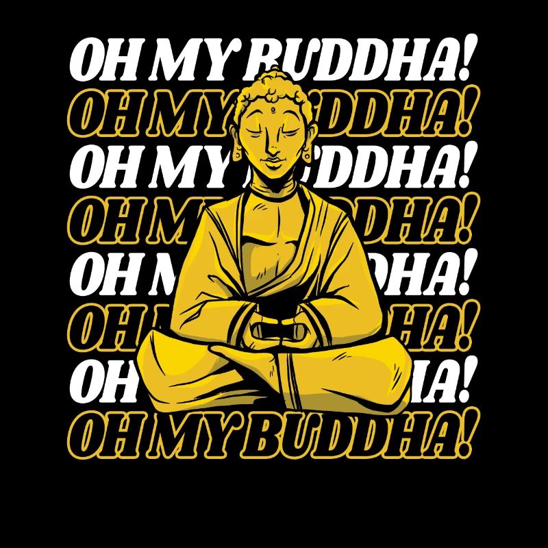 Oh My Buddha Buddhist Statue Symbol Priest