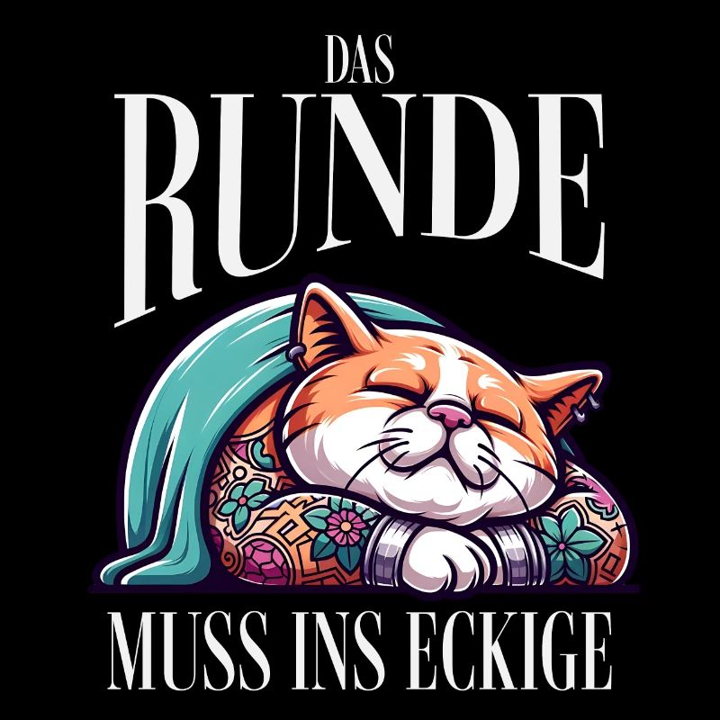 Bin Müde somit muss das runde ins Eckige Schlafen