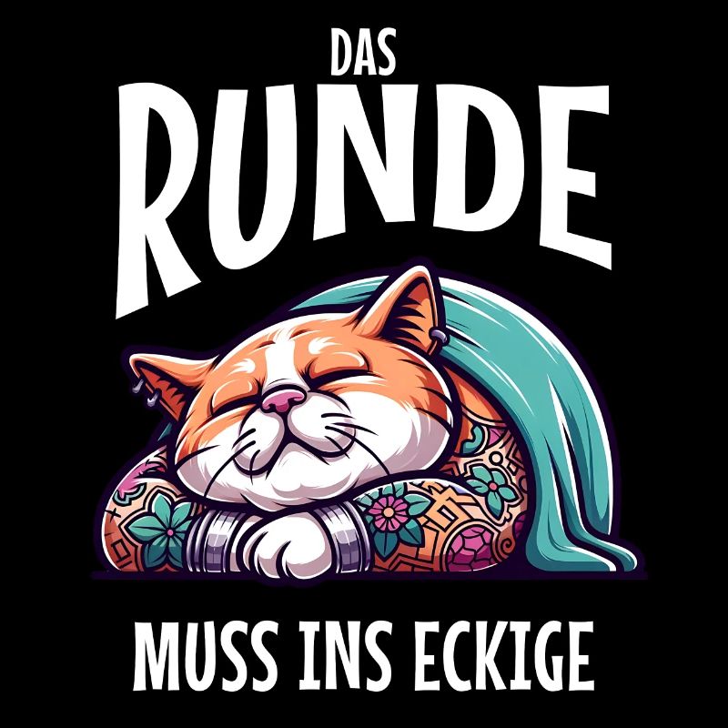 Bin Müde somit muss das runde ins Eckige Schlafen