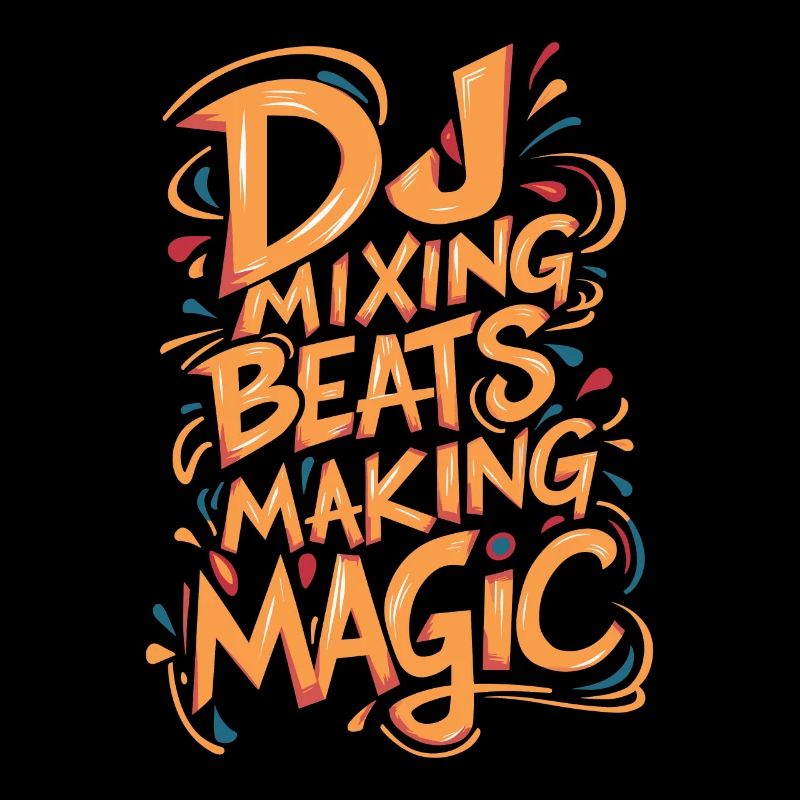 DJ Mixing Beats Making Magic