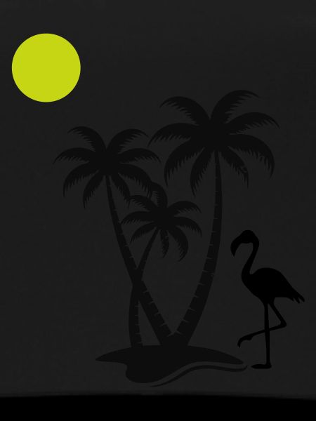 Flamingo Palm Trees