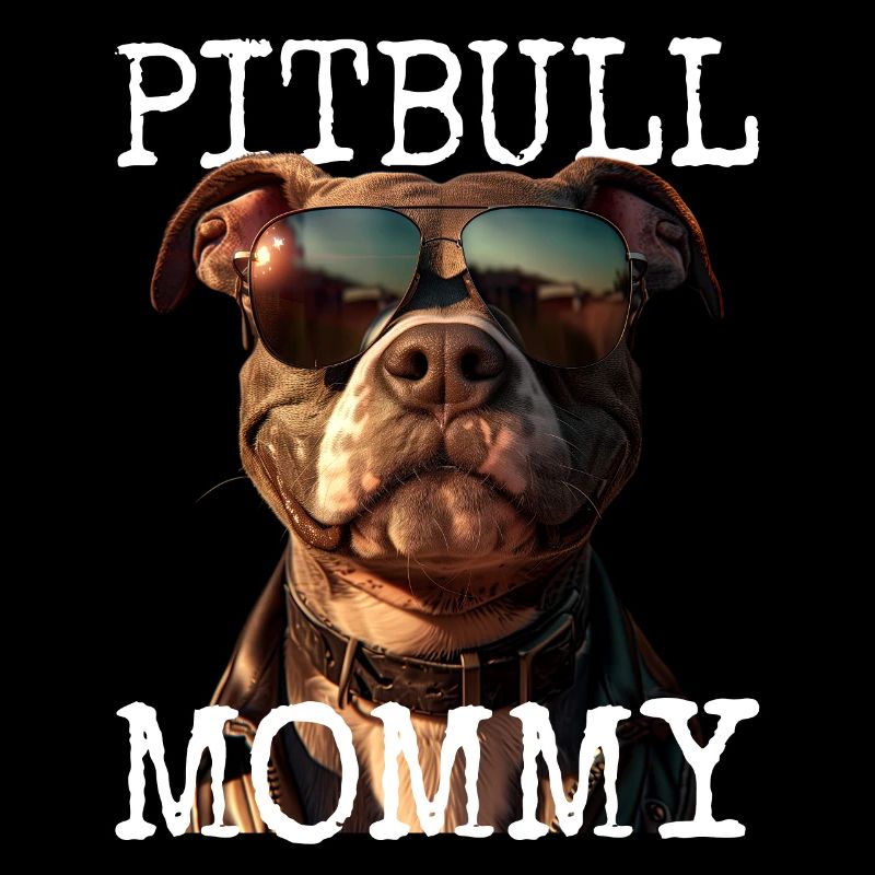 Pitbull Mommy Mama Muttertag Pitbull Terrier Mom