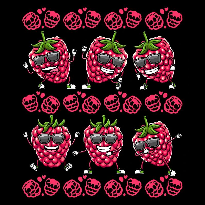 Berry Dancing Raspberries Fruit